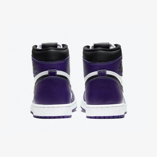 Nike air jordan 1 retro high og (court purple 2.0/ court purple/ white/ black) men us 8-13 555088-50