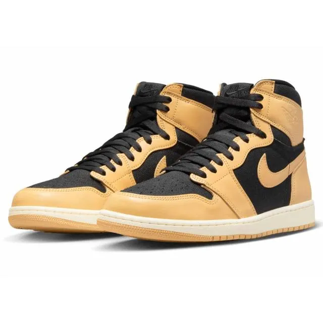 Nike air jordan 1 retro high og (heirloom/ vachetta tan/ black/ sail/ tan brown) men us 8-13 555088-