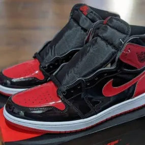 Nike air jordan 1 retro high og patent bred