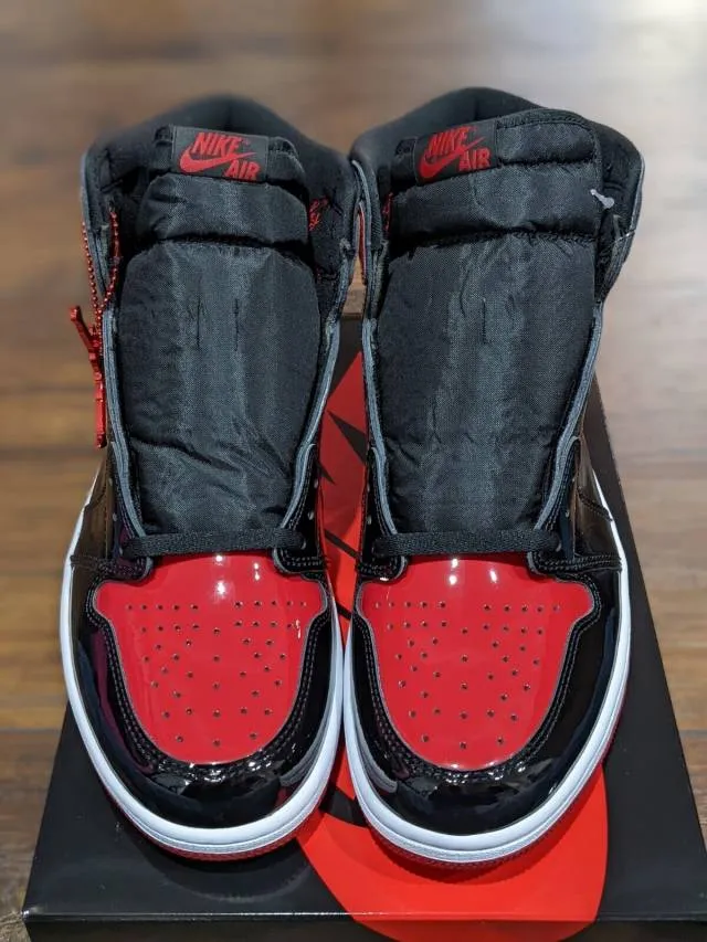 Nike air jordan 1 retro high og patent bred