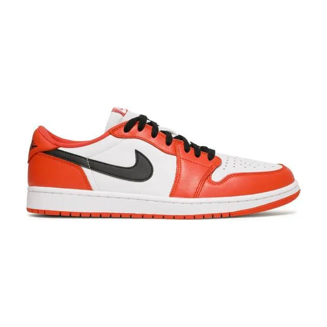 Nike air jordan 1 retro low og (starfish/ white/ black/ orange) men us 8-13 cz0790-801