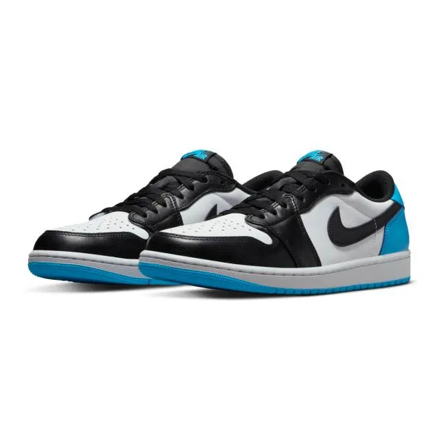 Nike air jordan 1 retro low og (unc/ white/ dark powder blue/ black) men us 8-13 cz0790-104