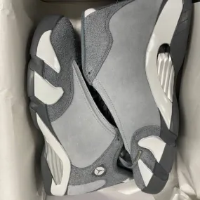 Nike air jordan 14 retro se flint grey stealth white