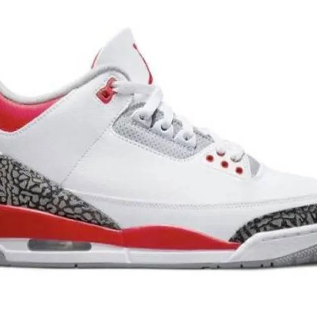 Nike air jordan 3 retro fire red dm0967-160 gs youth