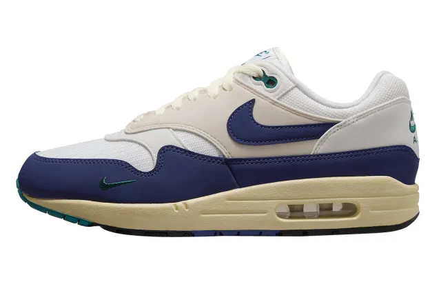 NIKE AIR MAX 1 ATHLETIC DEPARTMENT WHITE DEEP ROYAL