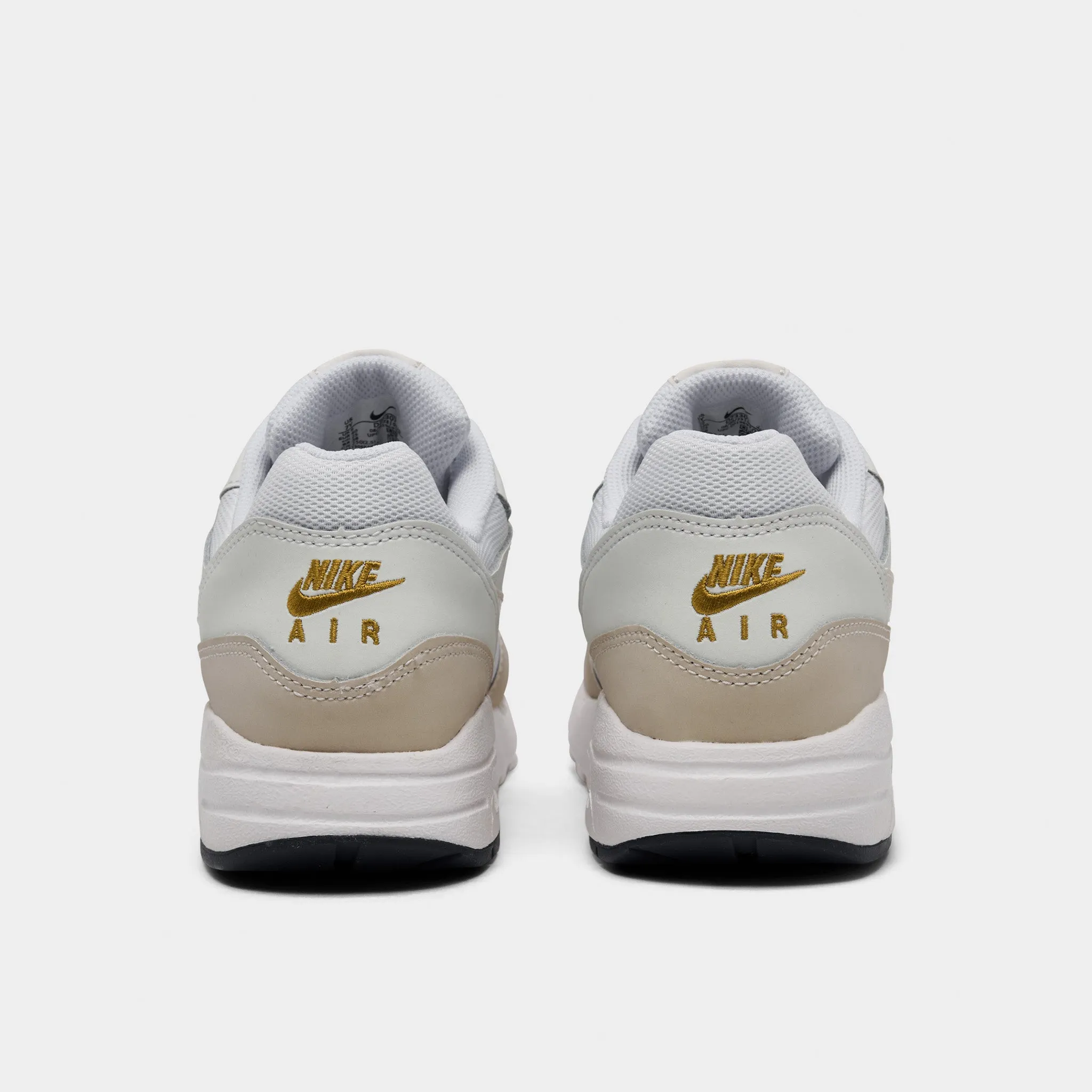 Nike Air Max 1 GS White / Light Orewood Brown - Bronzine