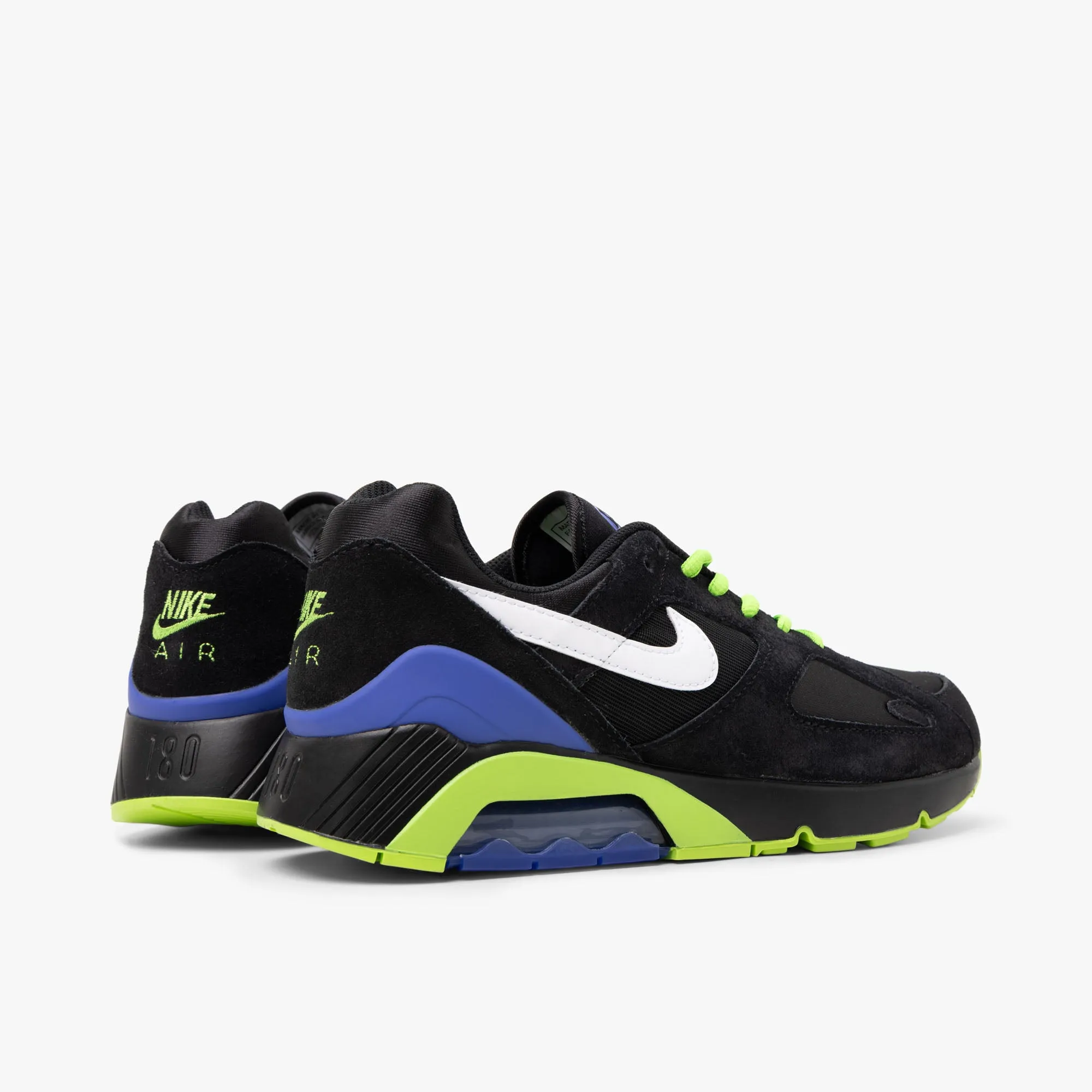 Nike Air Max 180 Black / White - Action Green