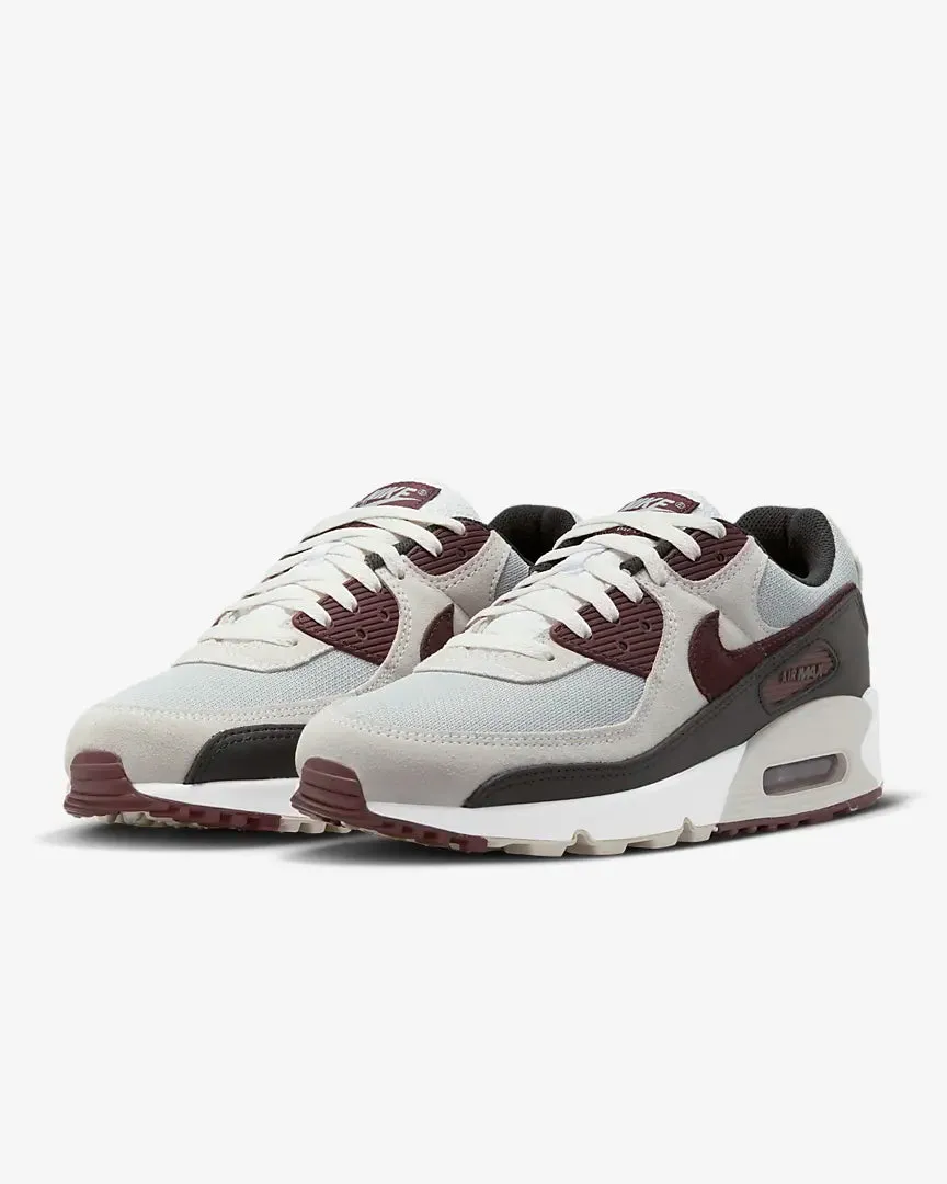 Nike Air Max 90 - Wolf Grey / Phantom / Burgundy Crush