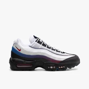 Nike Air Max 95 PRM White / University Red - Blue Jay