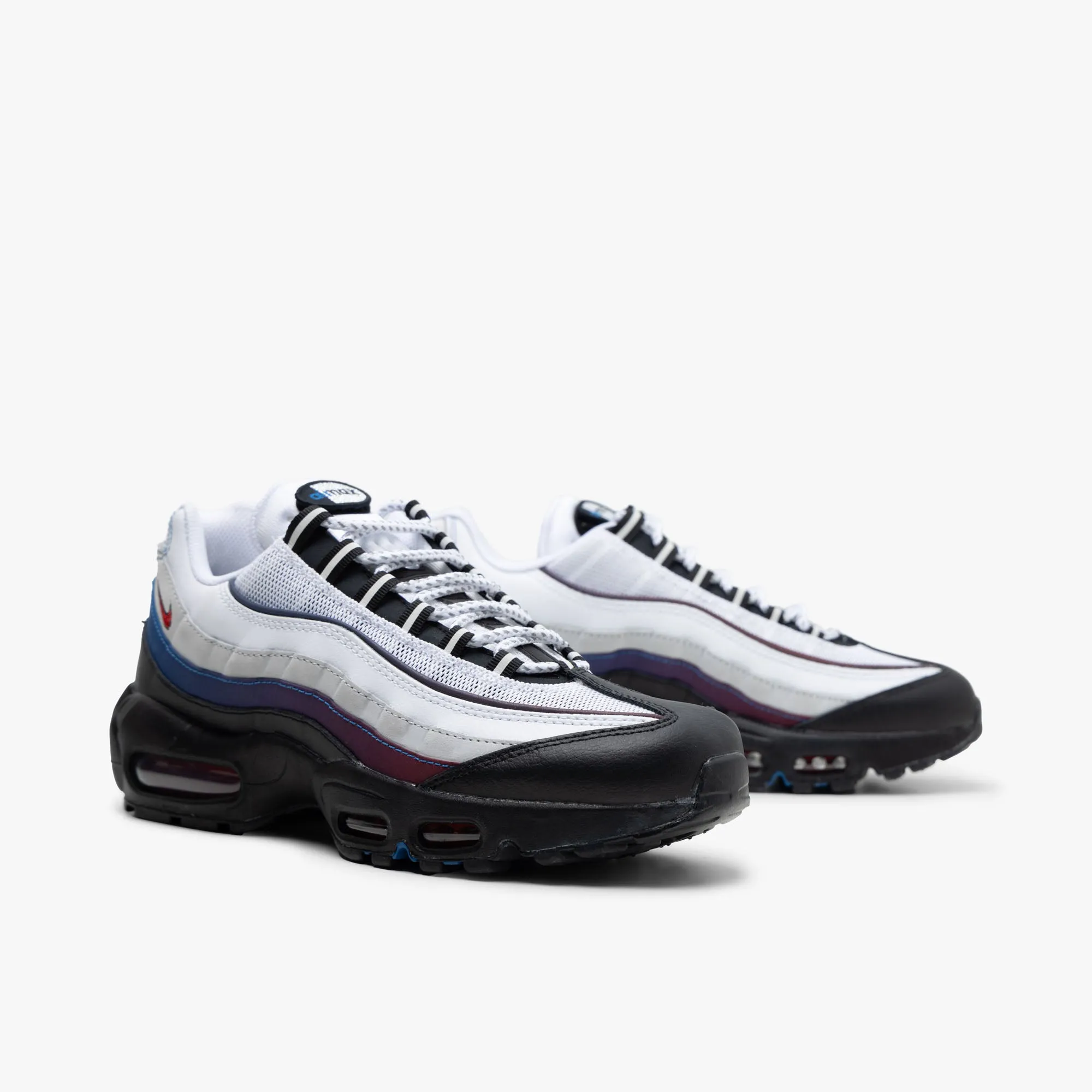 Nike Air Max 95 PRM White / University Red - Blue Jay