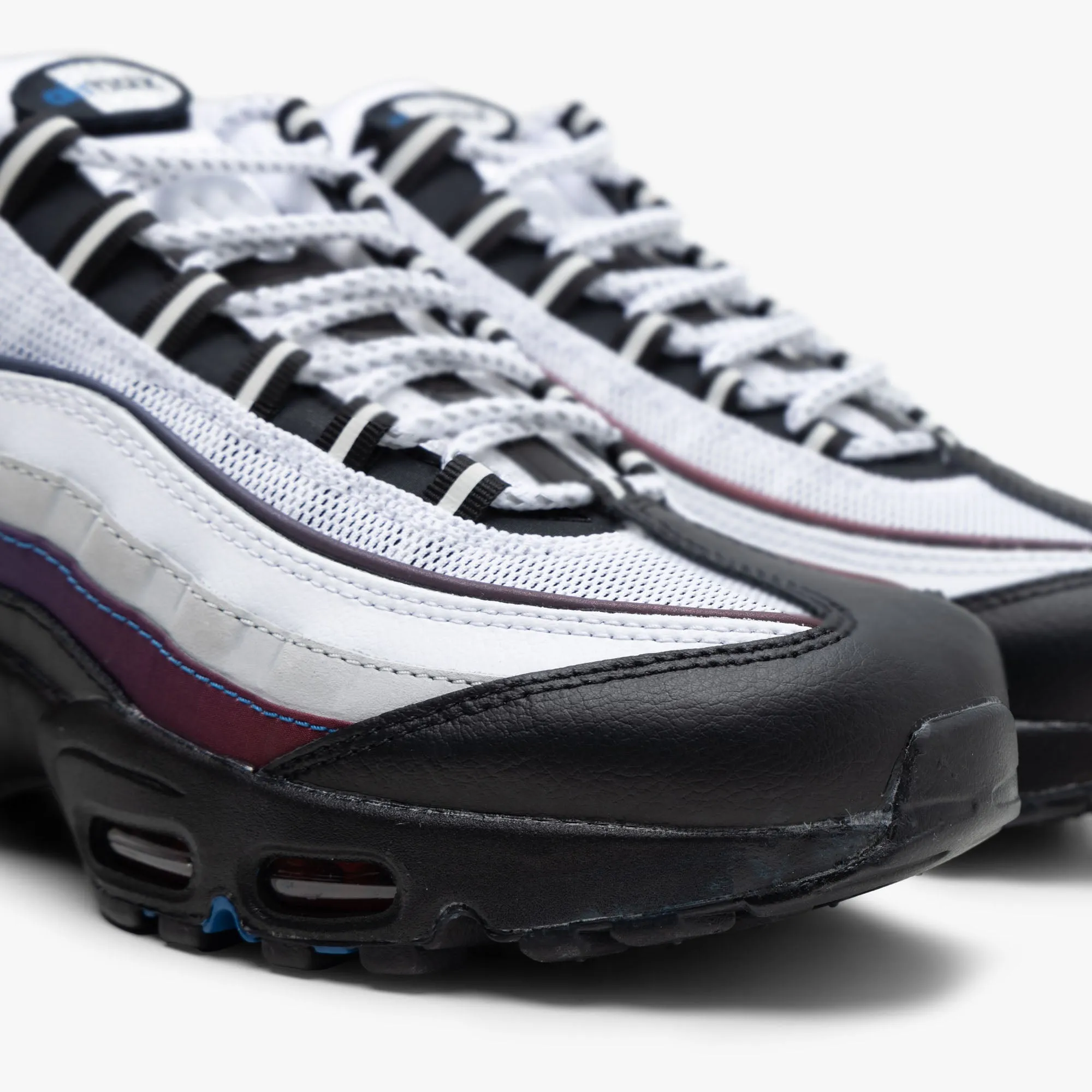 Nike Air Max 95 PRM White / University Red - Blue Jay