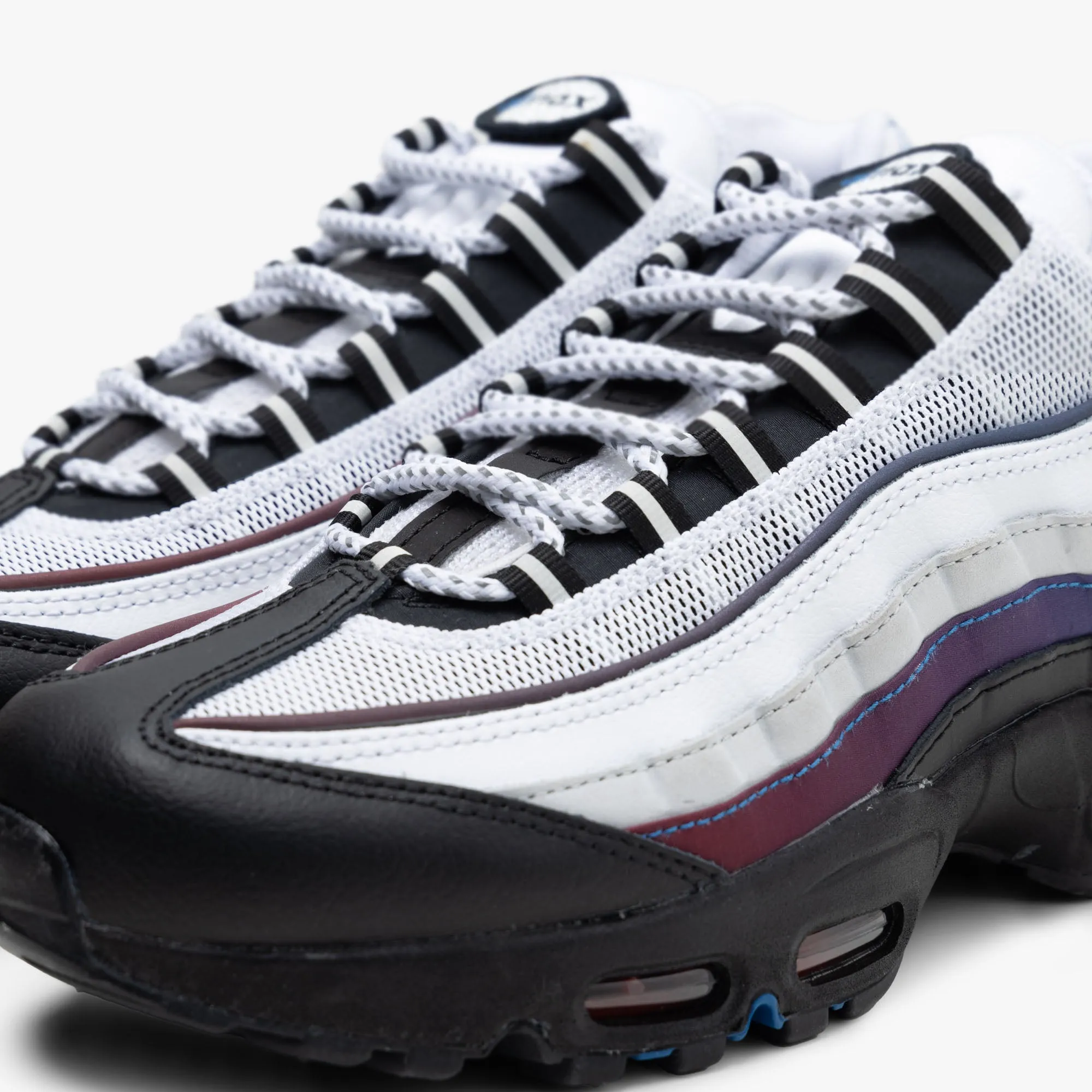 Nike Air Max 95 PRM White / University Red - Blue Jay