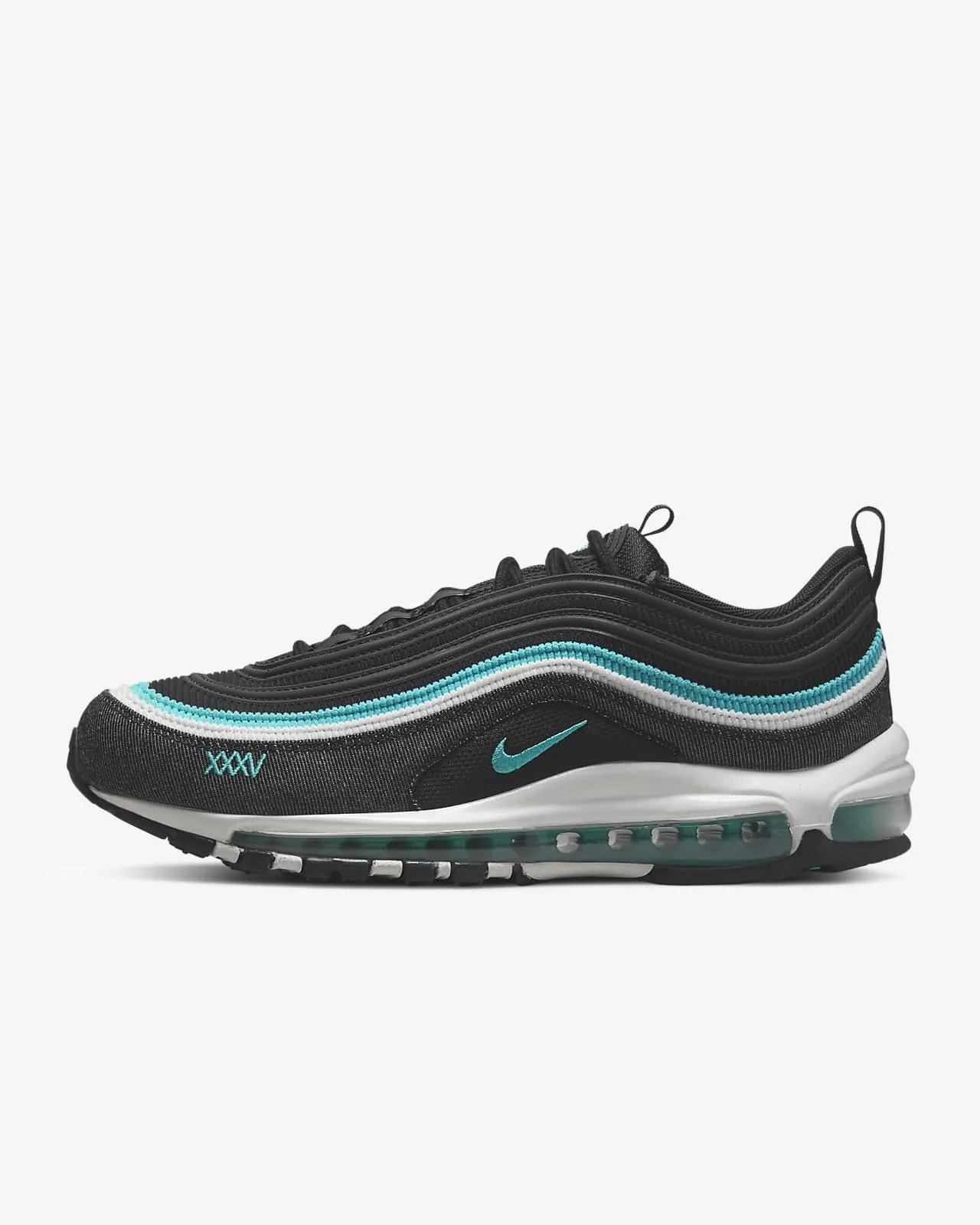 Nike Air Max 97 SE - Black / Sport Turq