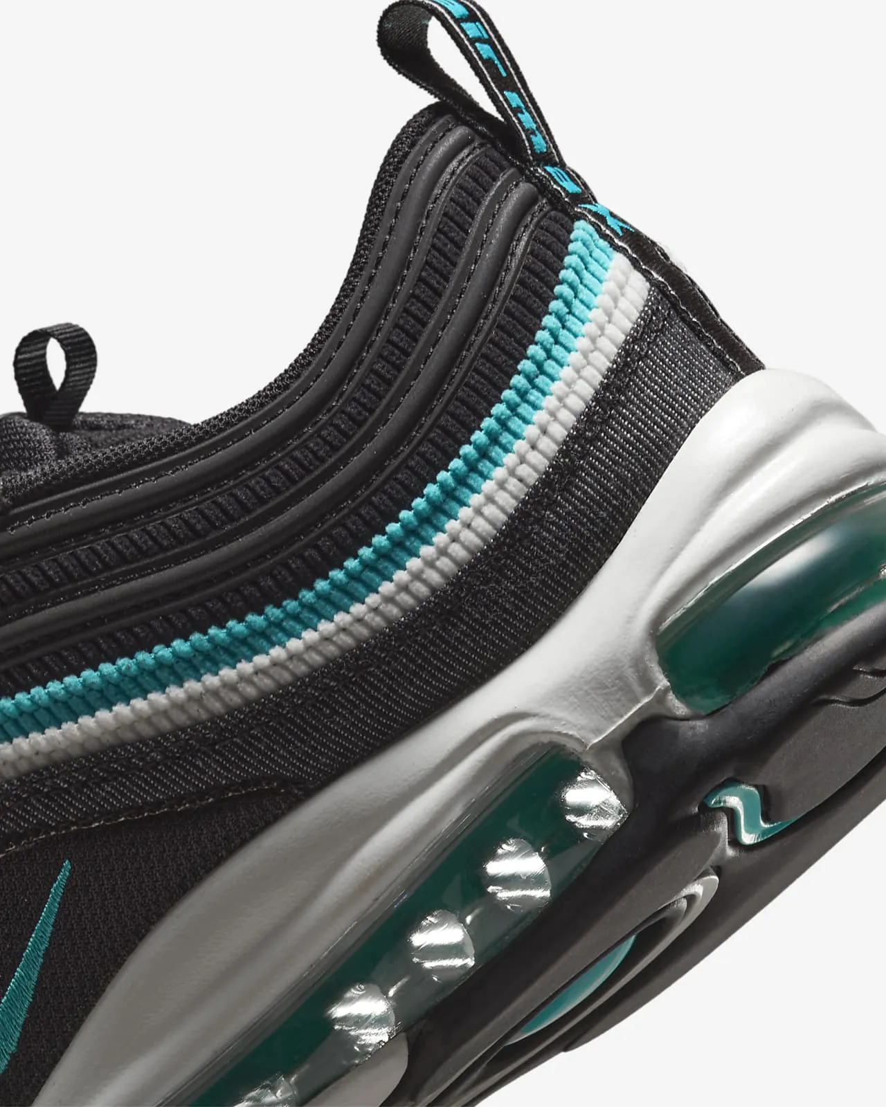 Nike Air Max 97 SE - Black / Sport Turq