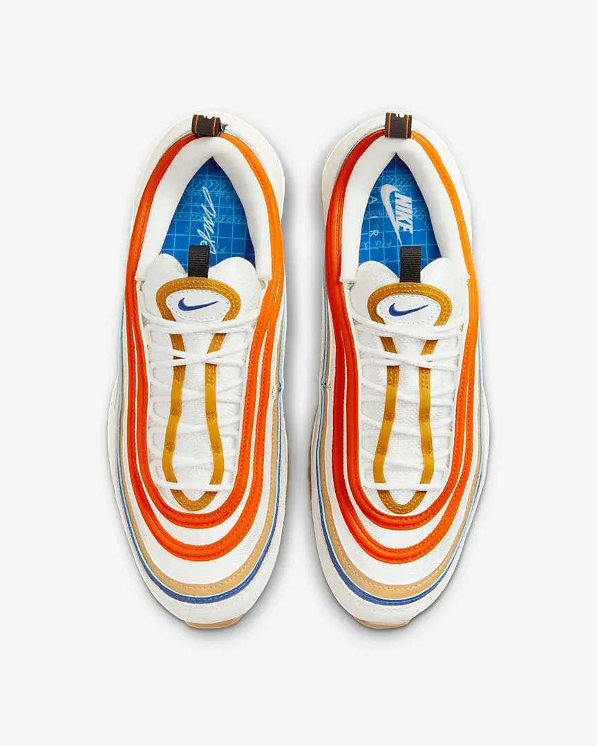 Nike Air Max 97 SE - Summit White / Safety Orange / Lemon Wash