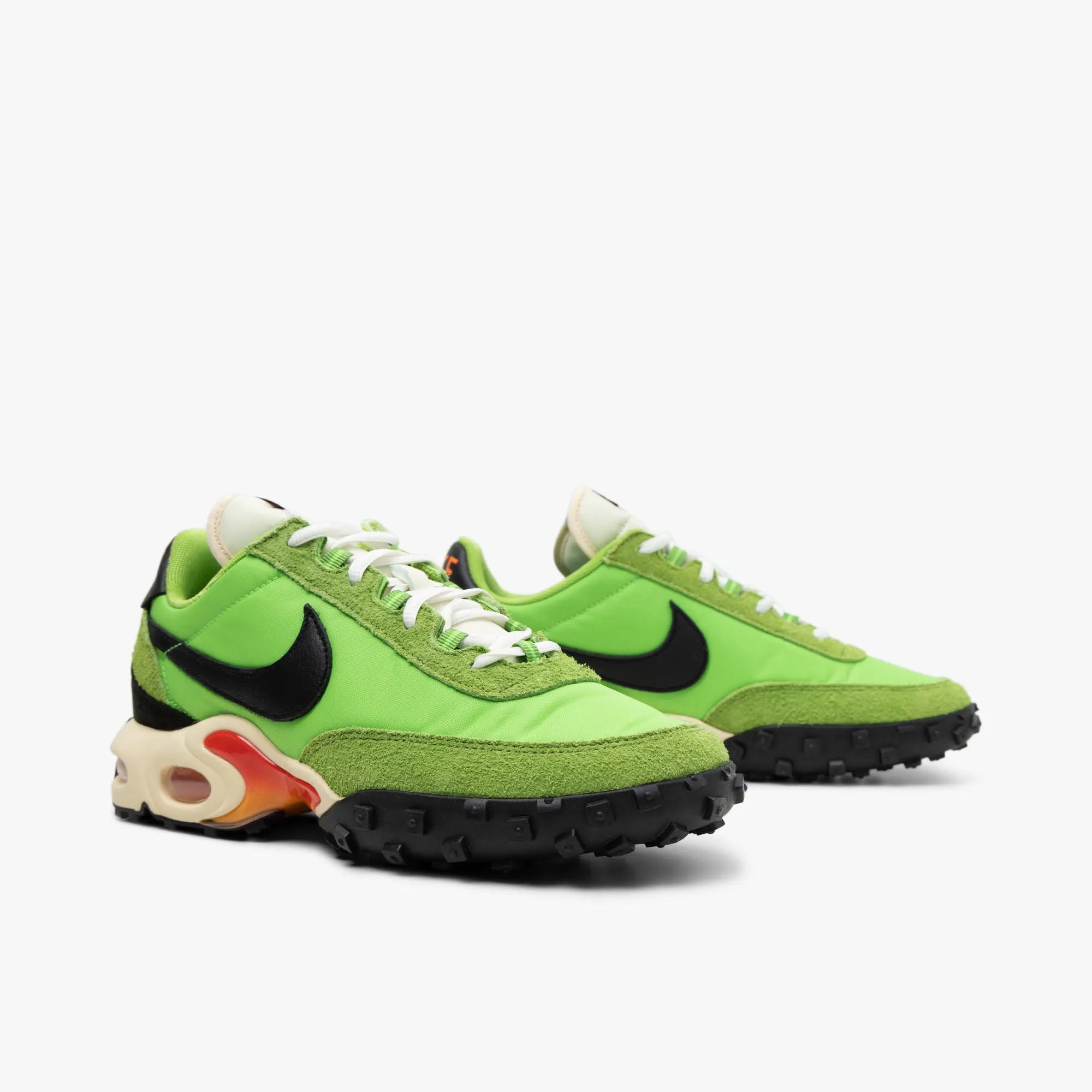 Nike Air Max Waffle SP Action Green / Black - Total Orange