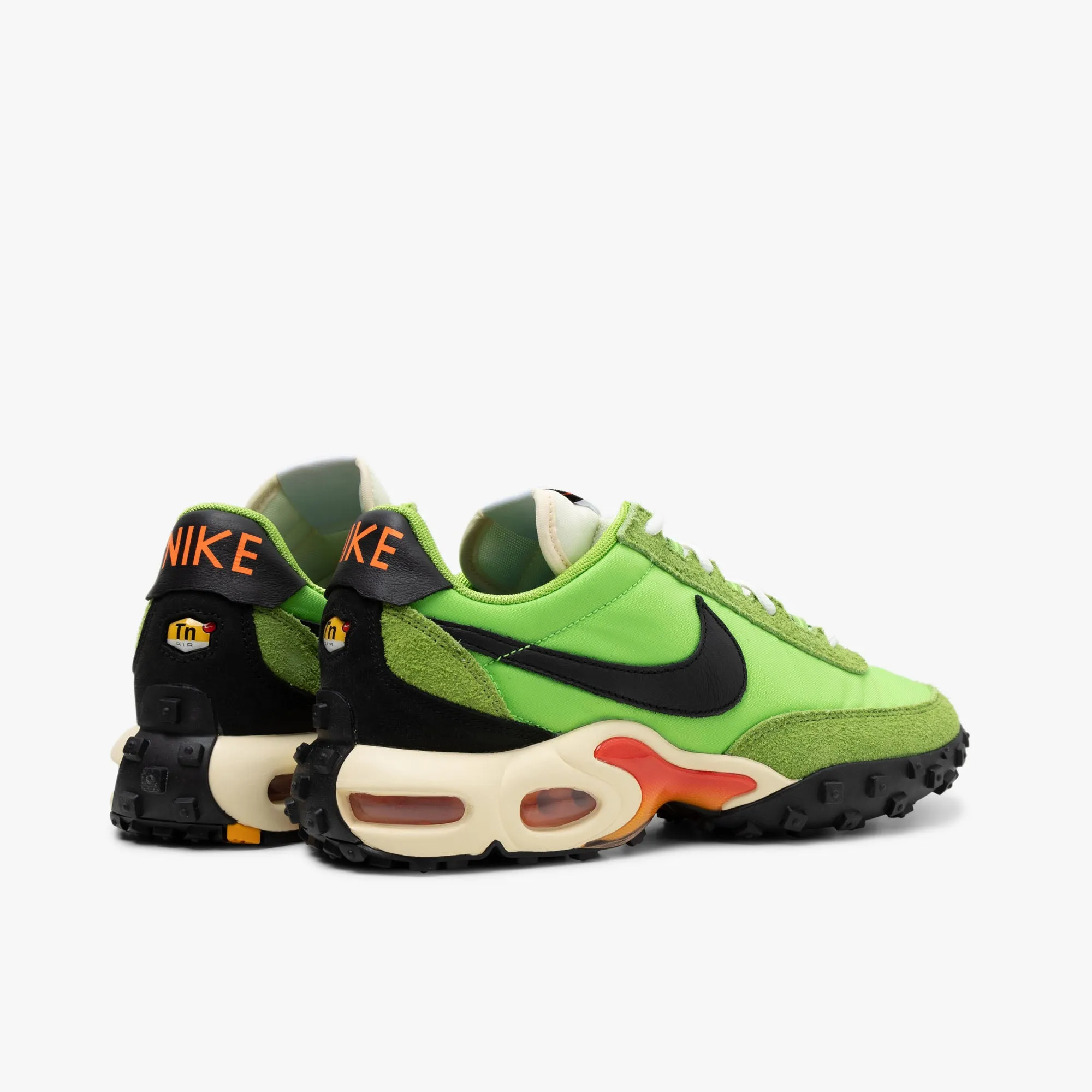 Nike Air Max Waffle SP Action Green / Black - Total Orange