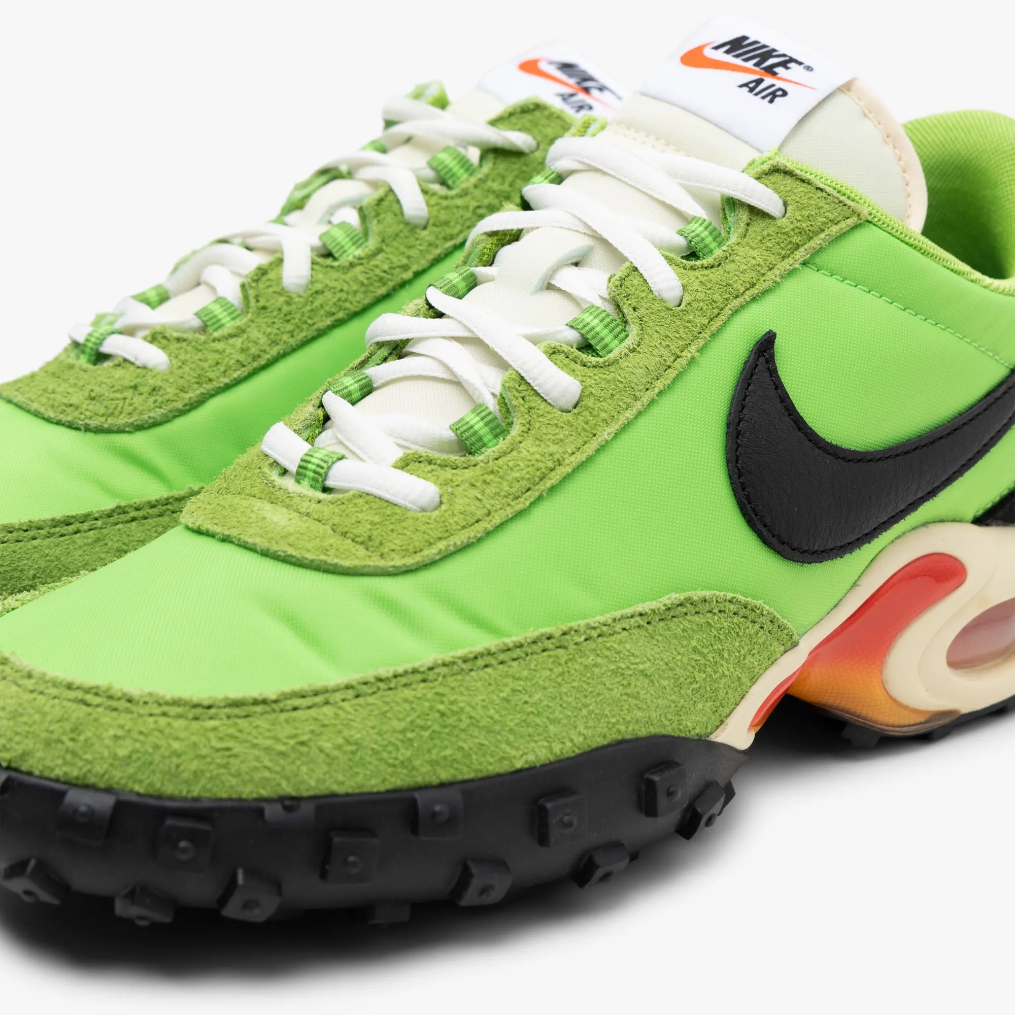 Nike Air Max Waffle SP Action Green / Black - Total Orange