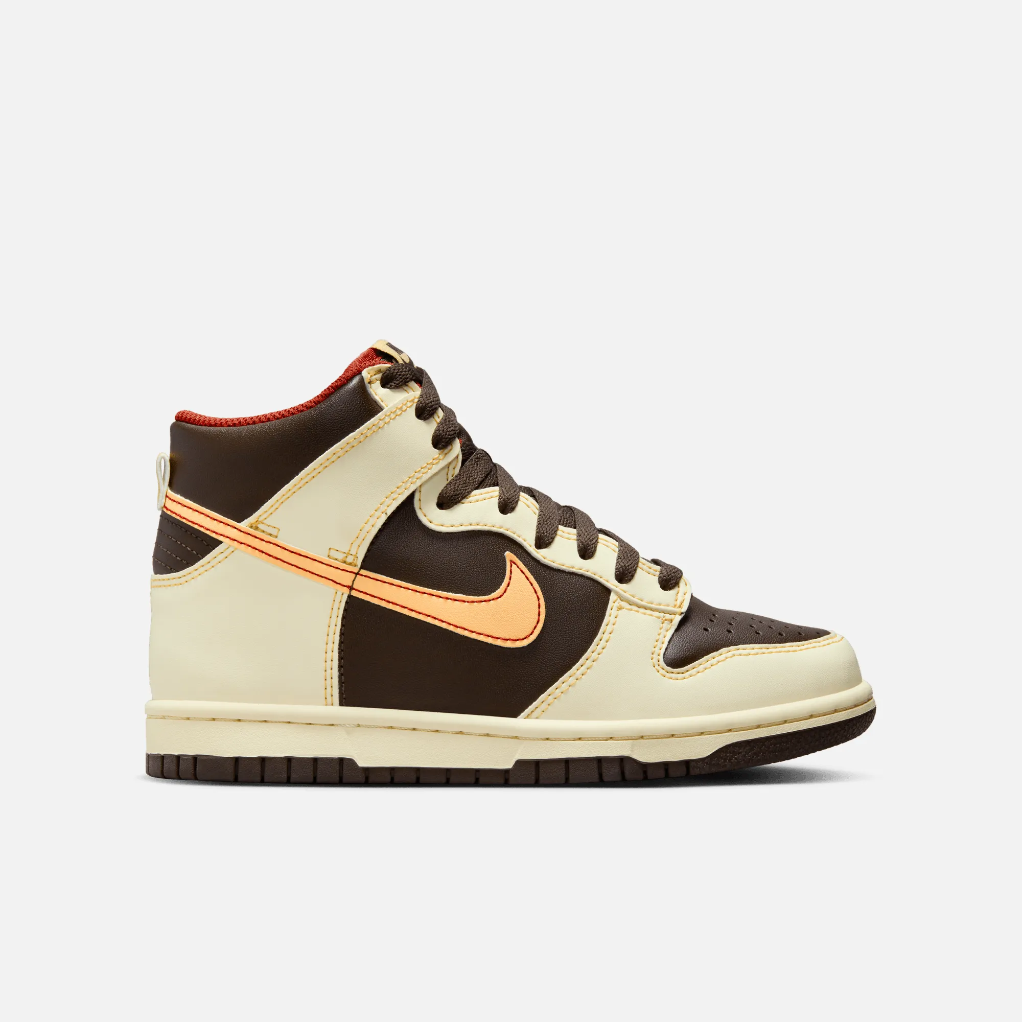 Nike Big Kids' Dunk High Baroque Brown (GS)