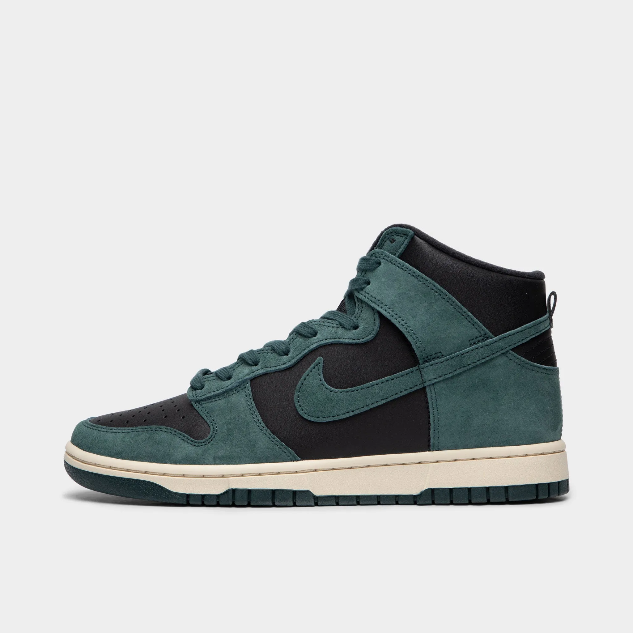 Nike Dunk High Retro PRM Black / Faded Spruce - Light Cream