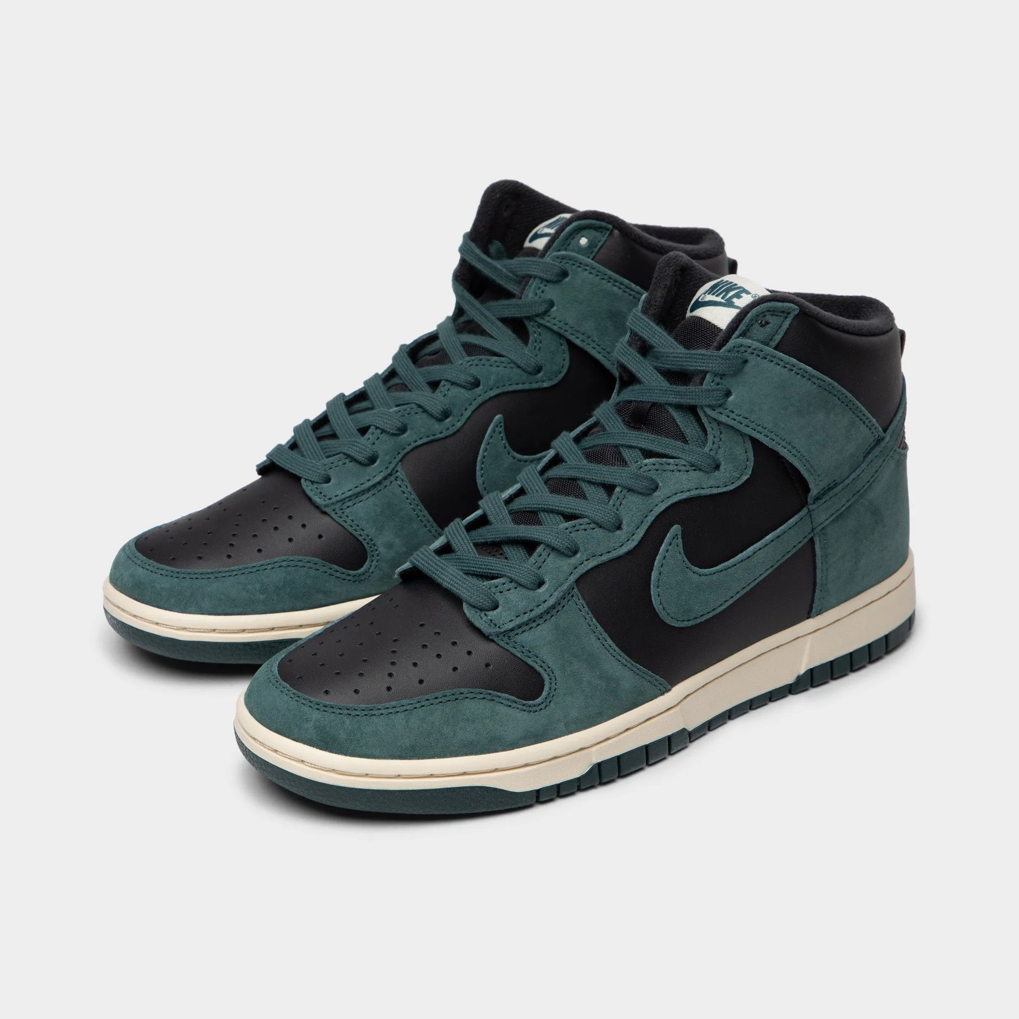 Nike Dunk High Retro PRM Black / Faded Spruce - Light Cream