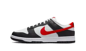 Nike Dunk Low Black White Red