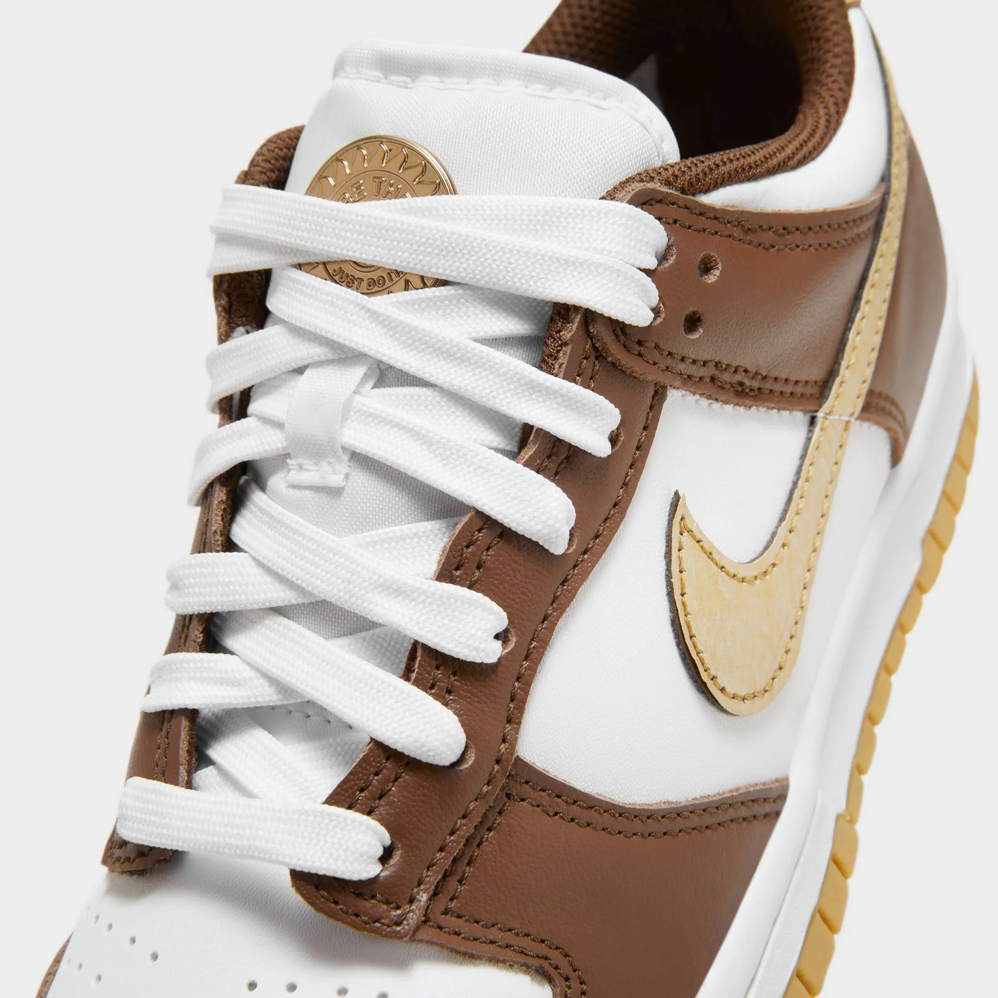 Nike Dunk Low GS White / Metallic Gold - White