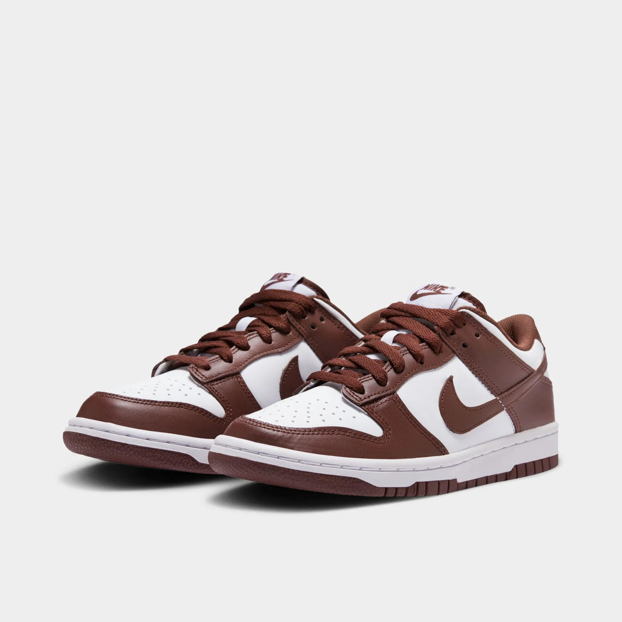 Nike Dunk Low GS White / Redwood - Gym Red