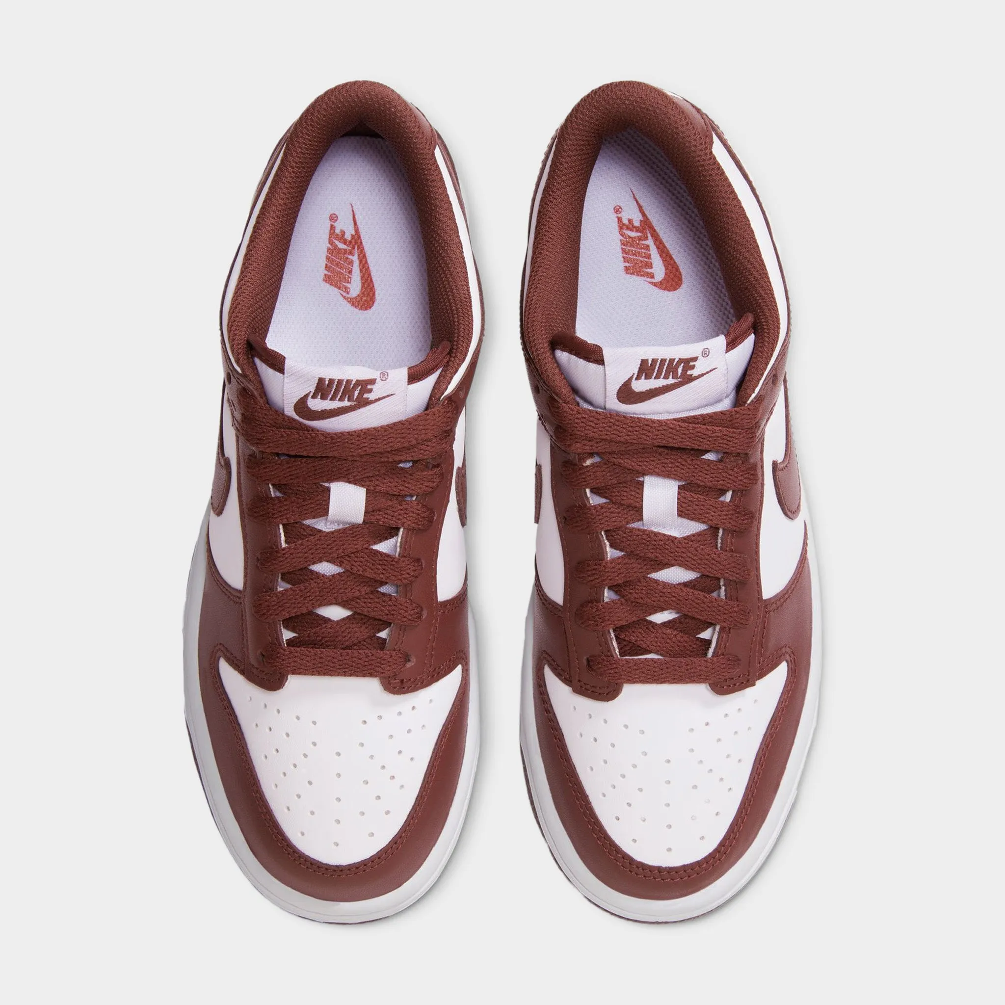 Nike Dunk Low GS White / Redwood - Gym Red