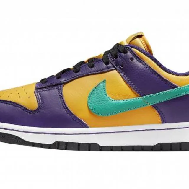 Nike Dunk Low LISA LESLIE Court Purple Clear Emerald Lak...