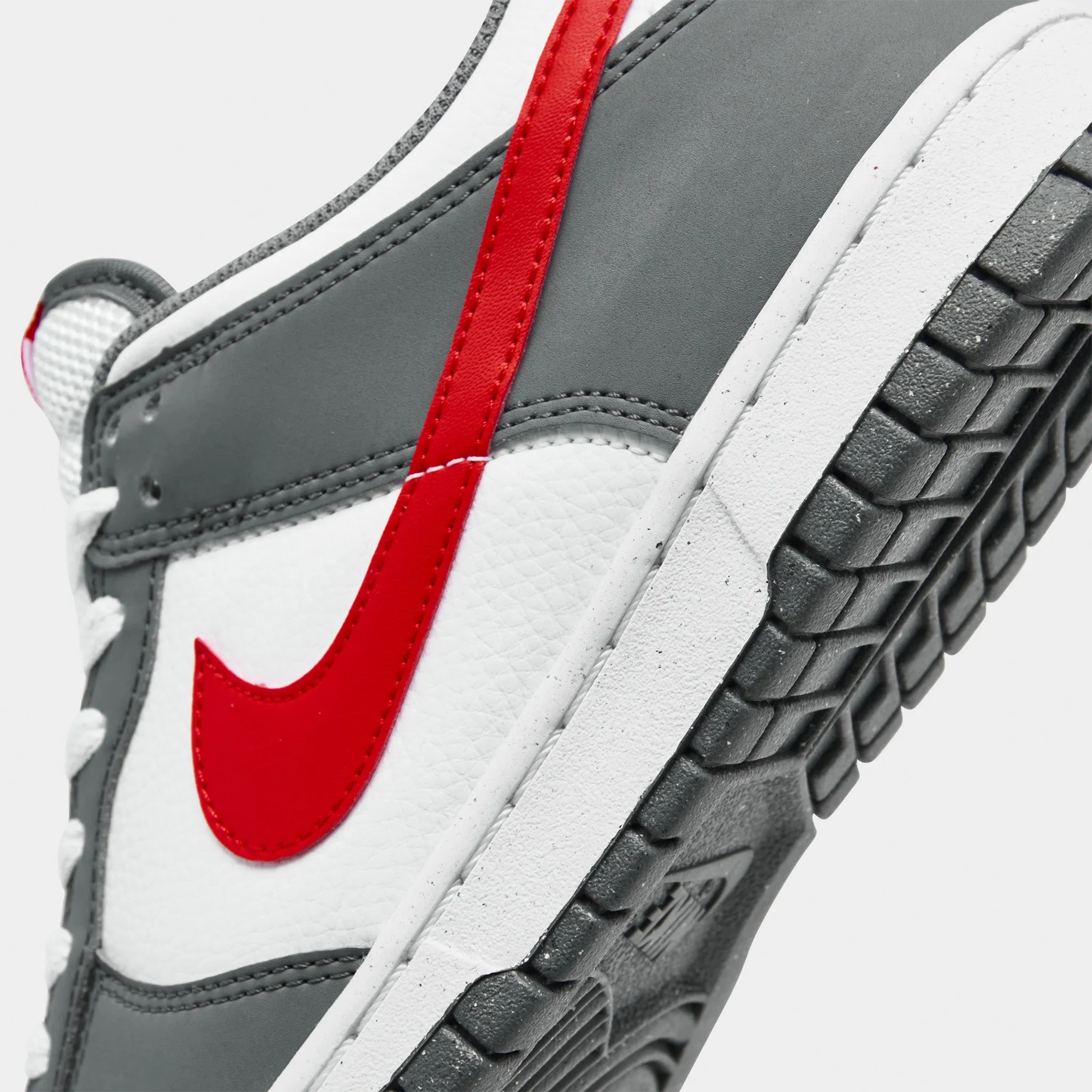 Nike Dunk Low Next Nature GS Smoke Grey / Lt Crimson - White