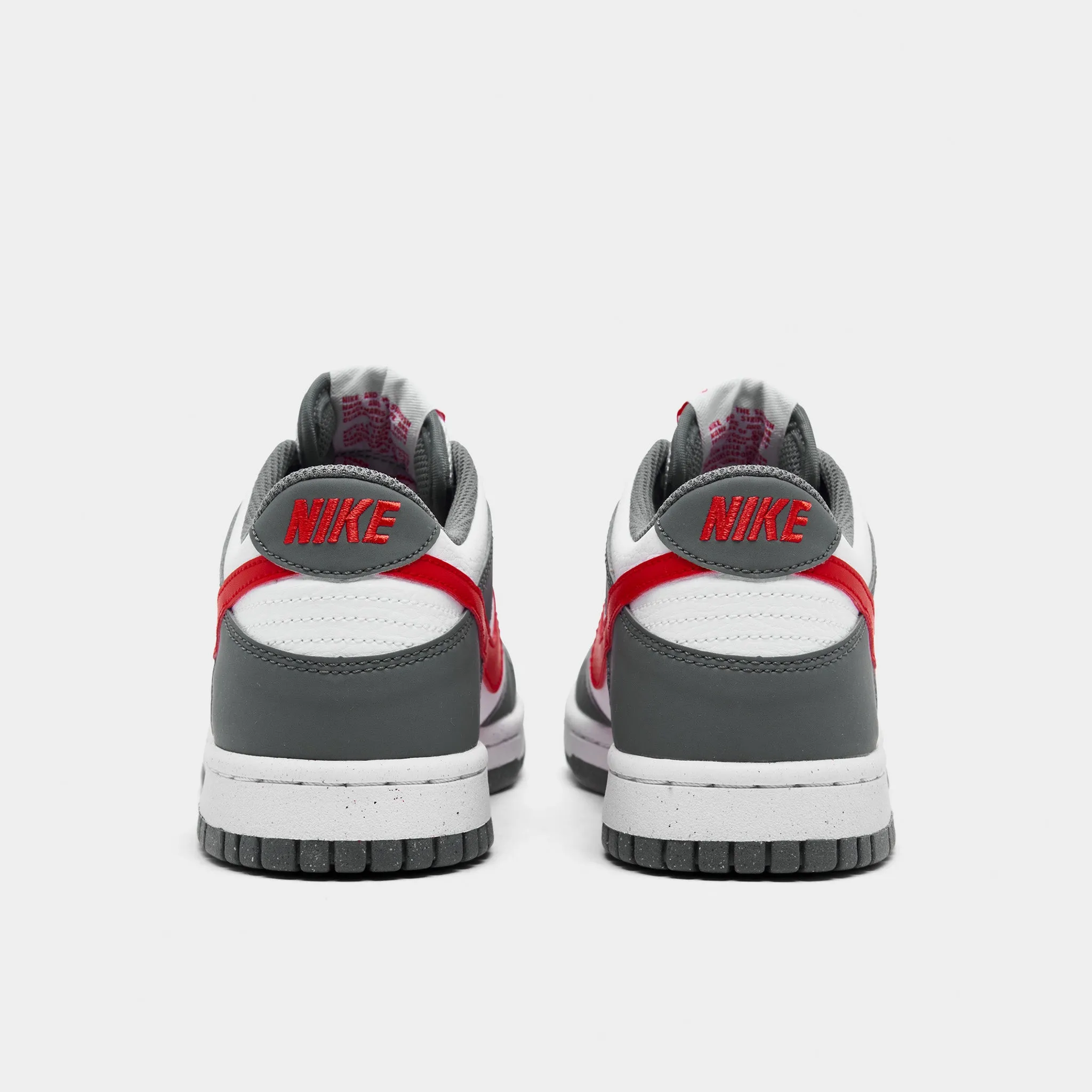 Nike Dunk Low Next Nature GS Smoke Grey / Lt Crimson - White