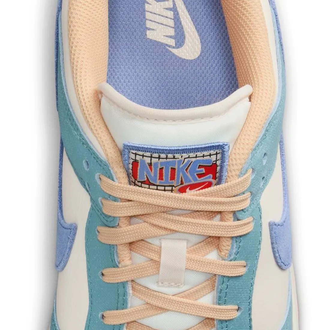 Nike Men Dunk Low Prm (pale ivory / royal pulse-denim turq)