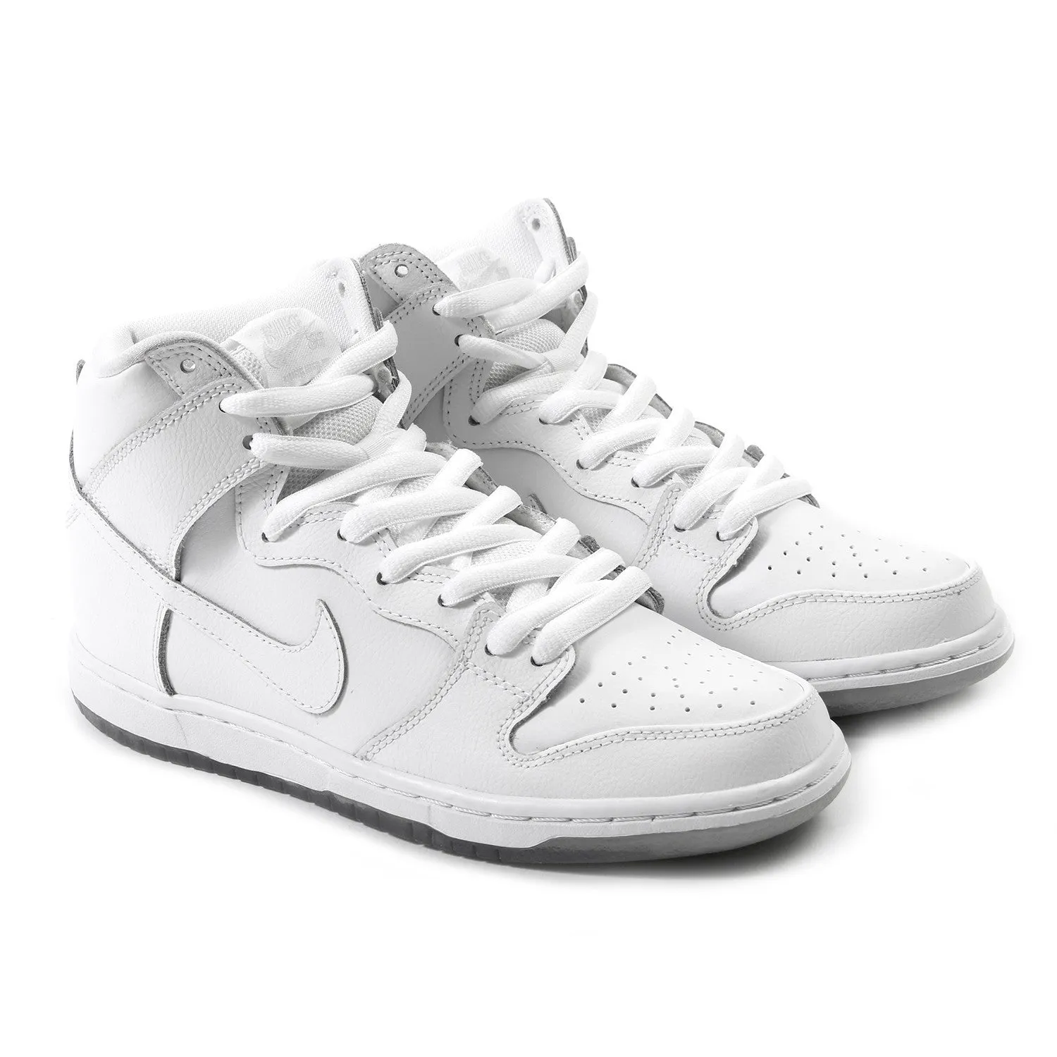 Nike SB Dunk High Pro (White/White-LT Base Grey)