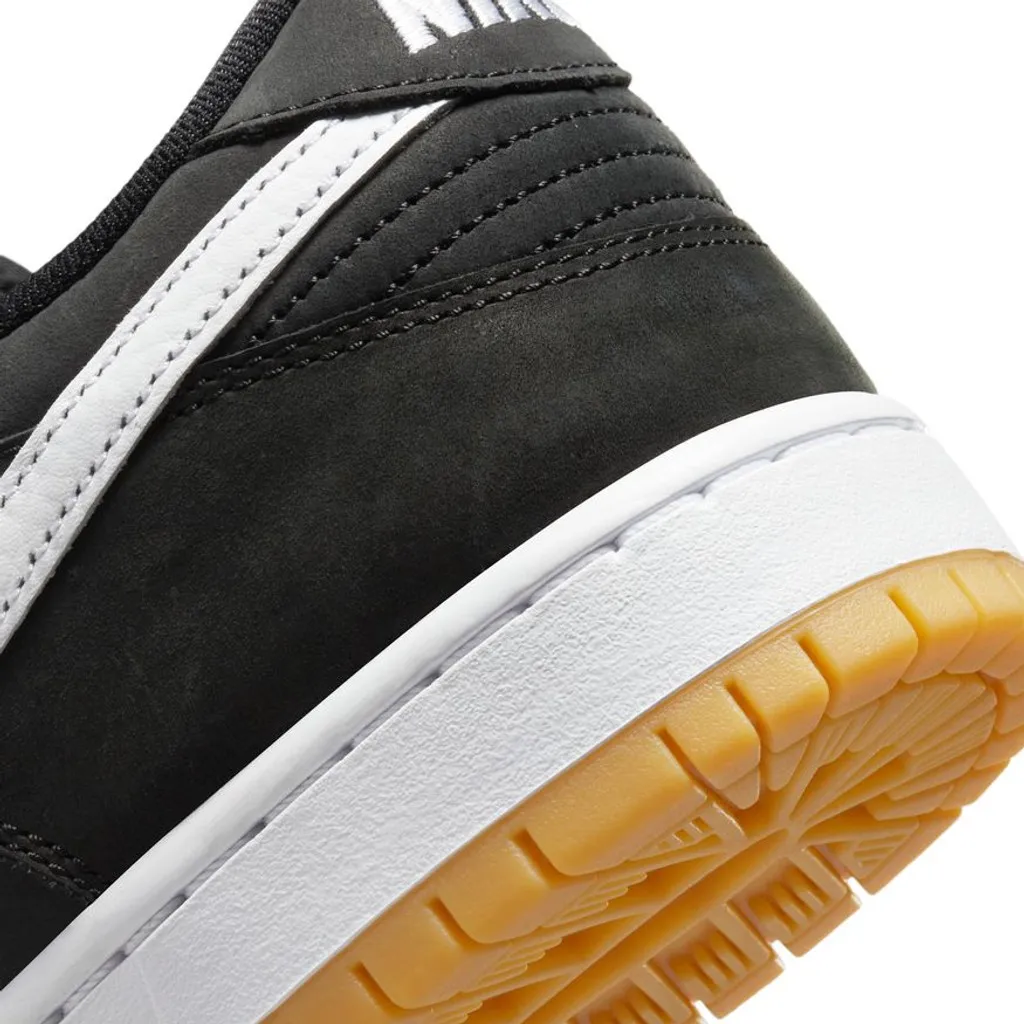 NIKE SB DUNK LOW PRO (BLACK/WHITE-BLACK-GUM LIGHT BROWN)