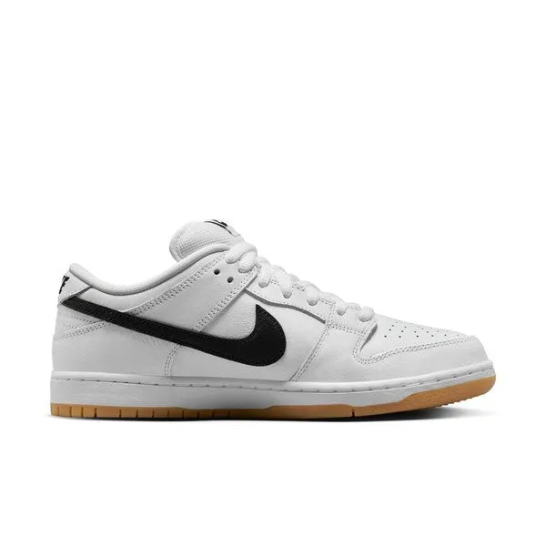 Nike SB Dunk Low Pro ISO White - Black - Gum Light Brown