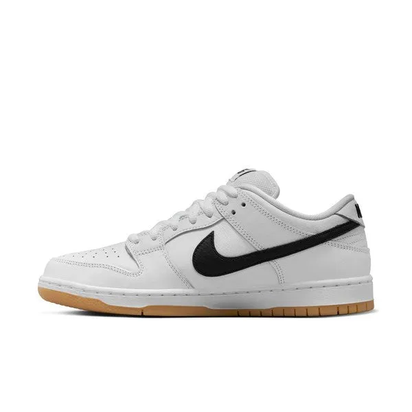 Nike SB Dunk Low Pro ISO White - Black - Gum Light Brown