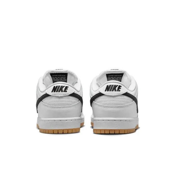 Nike SB Dunk Low Pro ISO White - Black - Gum Light Brown