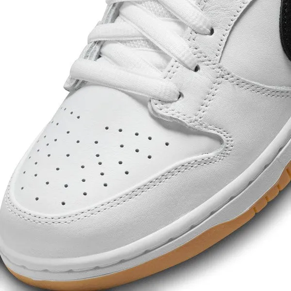 Nike SB Dunk Low Pro ISO White - Black - Gum Light Brown