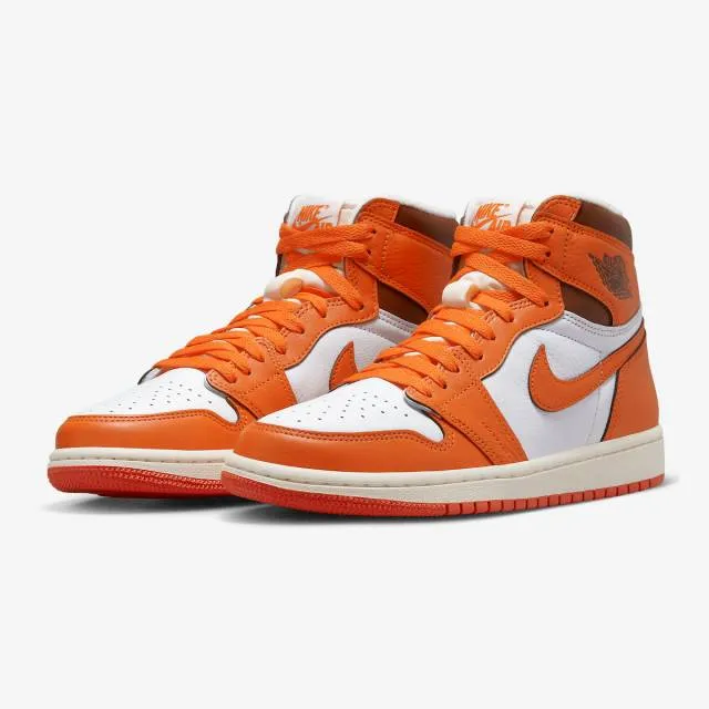 Nike women's air jordan 1 high og (starfish orange/ white/ cacao wow/ sail) sizes 6-10 do9369-101