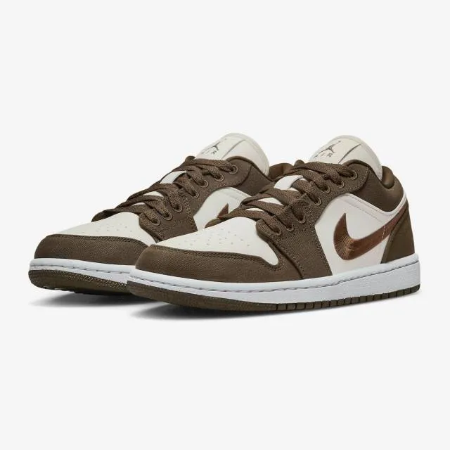 Nike women's air jordan 1 low se (green light olive/ white/ sail) sizes 6-10 dv0426-301