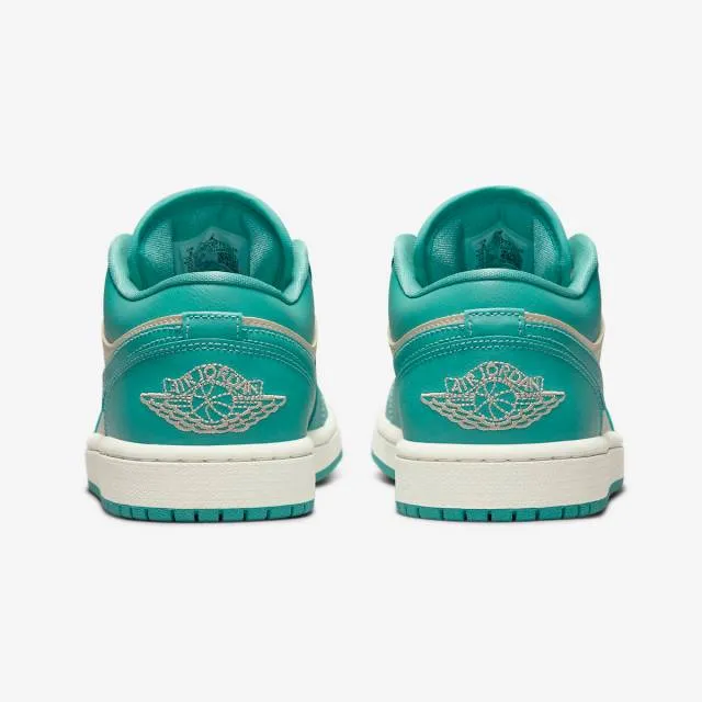 Nike women's air jordan 1 low (tropical teal sandy beige/ sanddrift/ washed teal/ sail) sizes 6-10 d