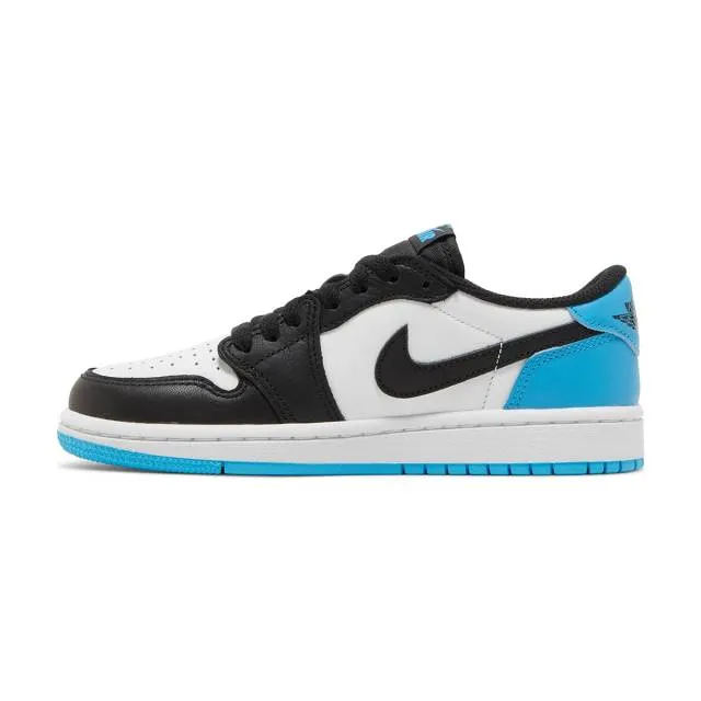 Nike women's air jordan 1 retro low og (unc/ white/ black/ dark powder blue/ black) sizes 6-10 cz077