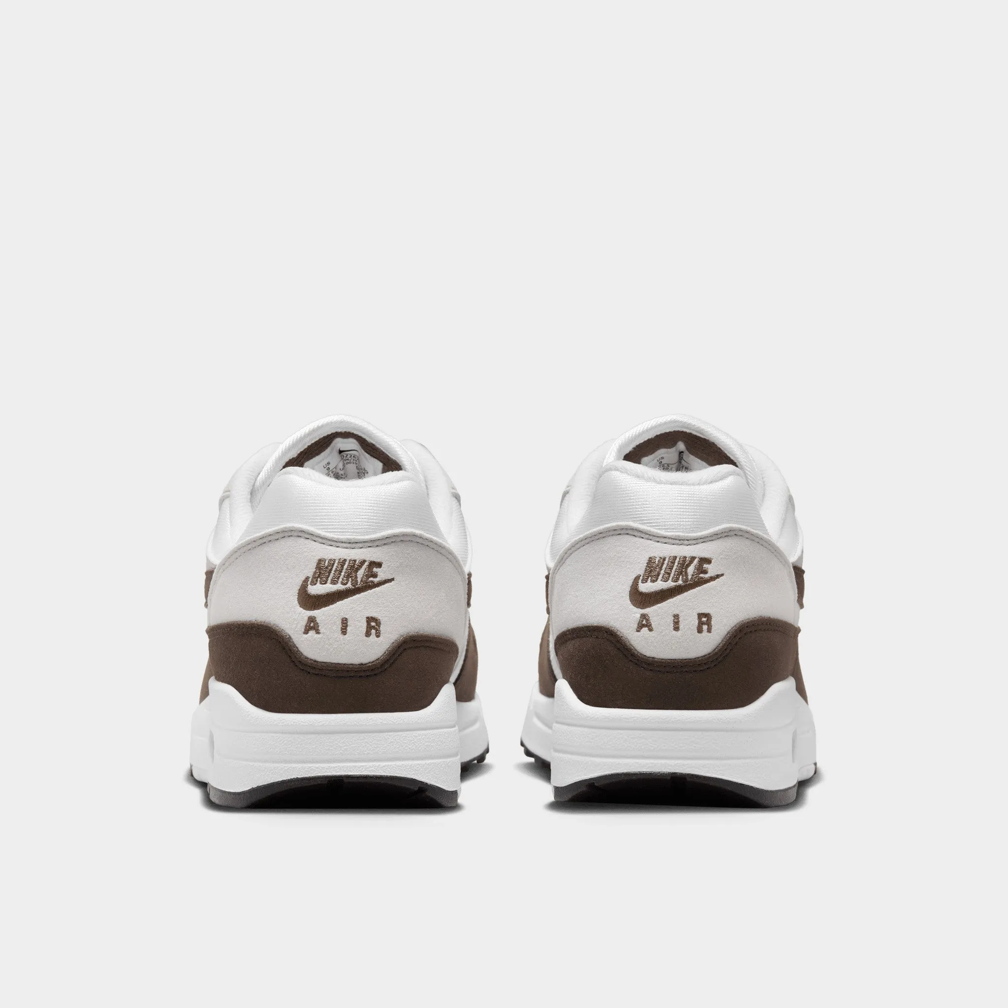 Nike Women's Air Max 1 '87 Neutral Grey / Baroque Brown - White