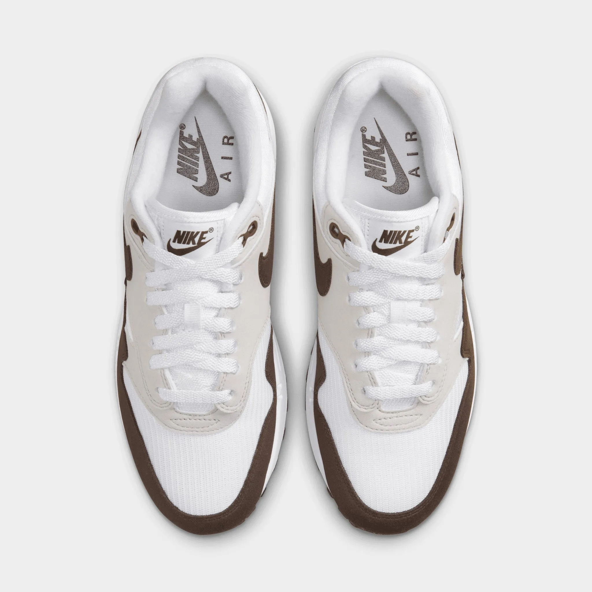 Nike Women's Air Max 1 '87 Neutral Grey / Baroque Brown - White