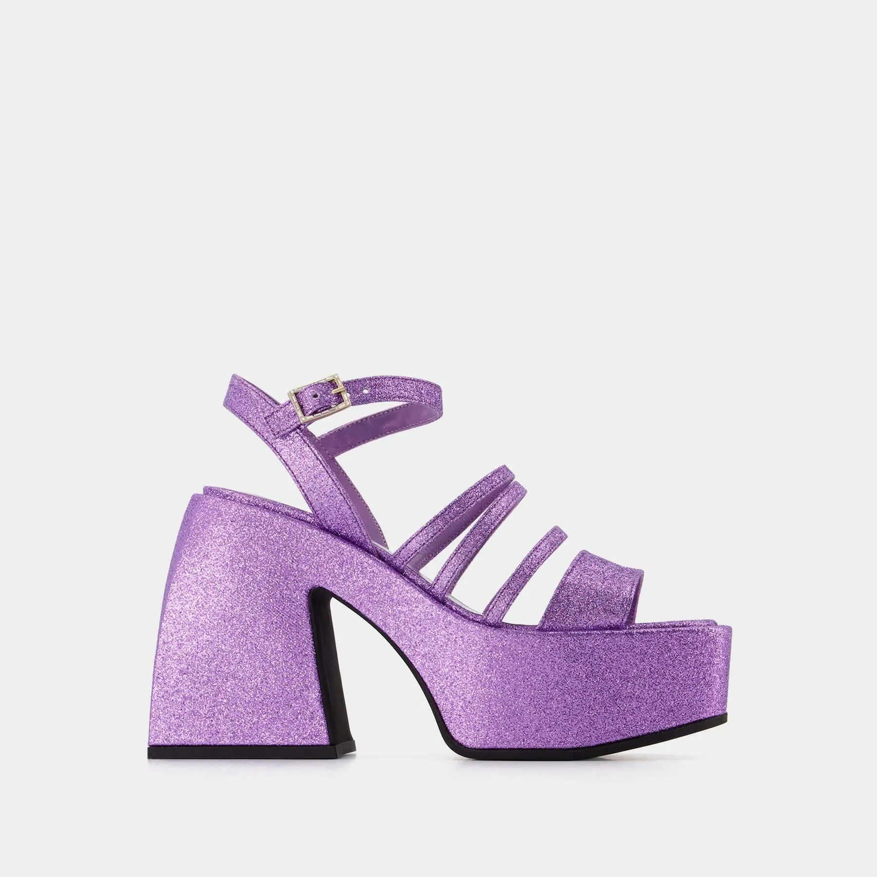 Nodaleto  Bulla Chibi Sandals - Nodaleto - Purple - Leather