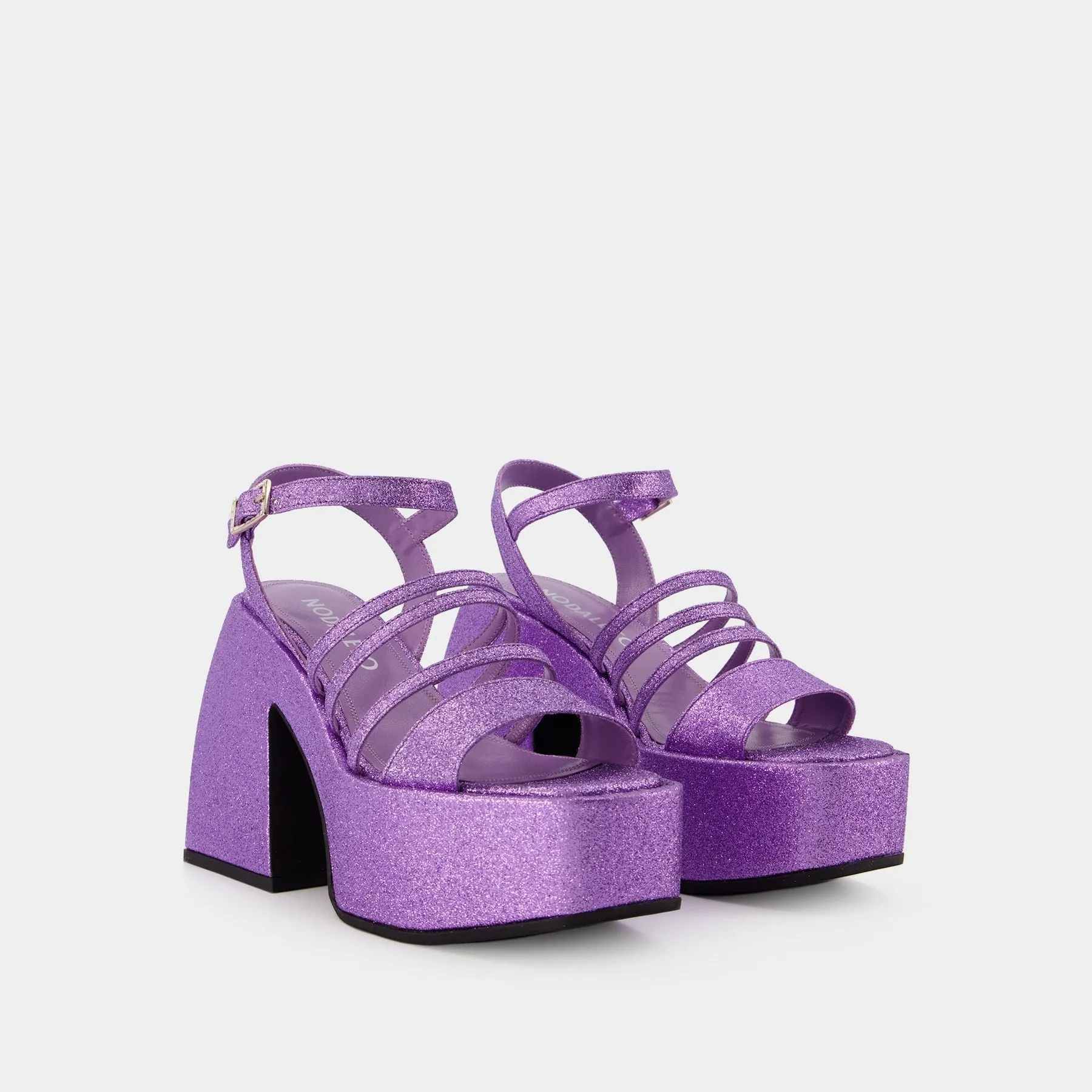 Nodaleto  Bulla Chibi Sandals - Nodaleto - Purple - Leather