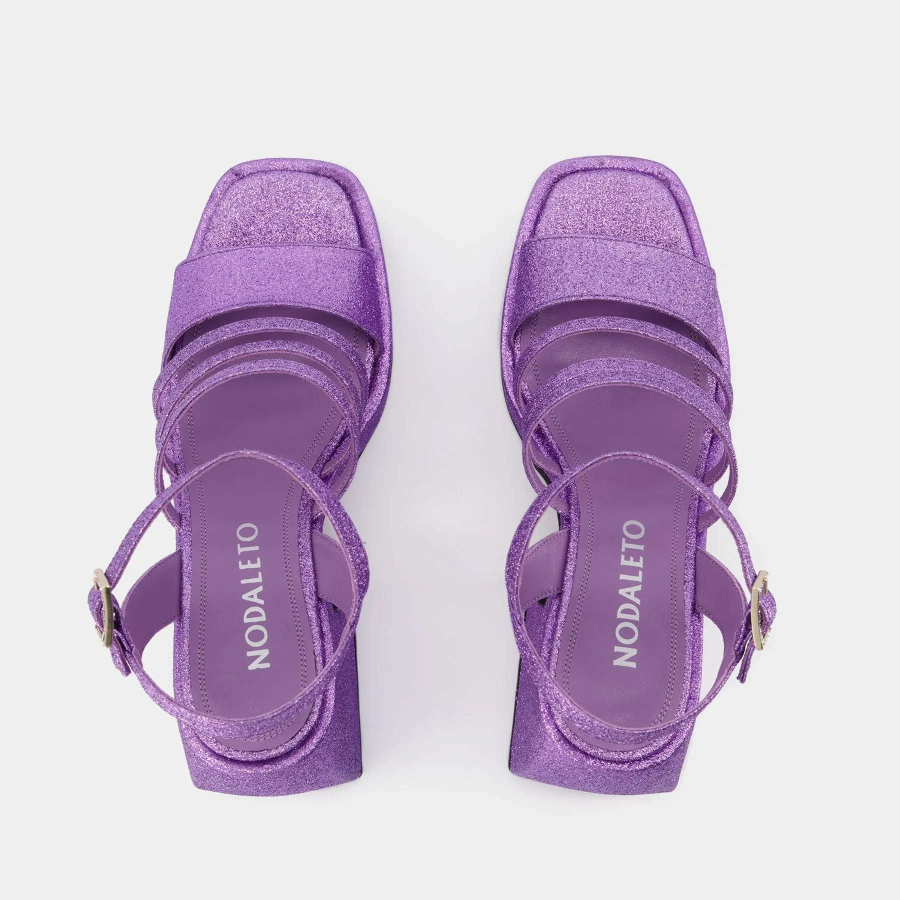 Nodaleto  Bulla Chibi Sandals - Nodaleto - Purple - Leather