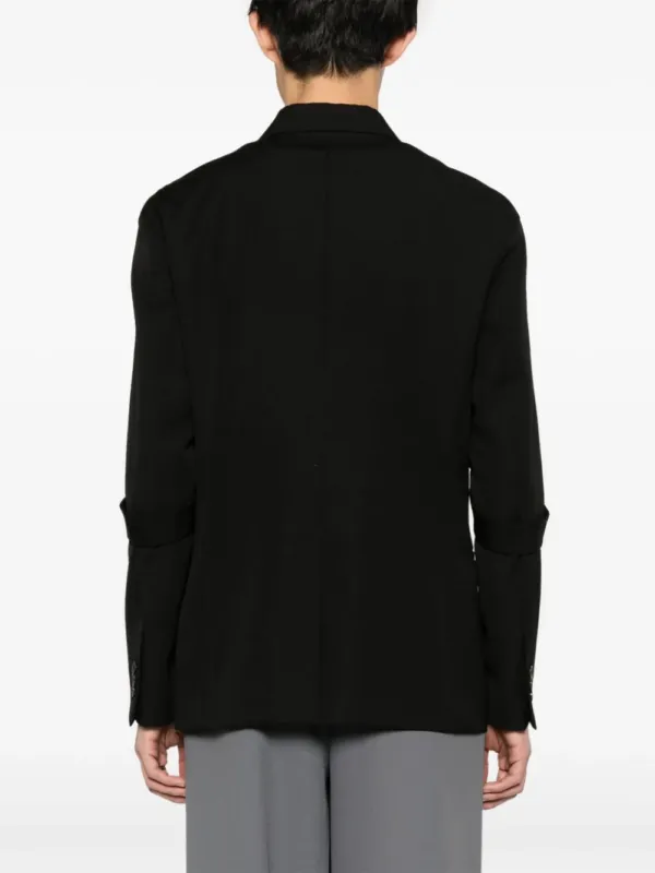 Off-White Armband Slim Jacket Black | Luxury and style at your fingertips