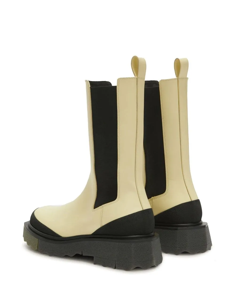 OFF WHITE CALF SPONGE CHELSEA BOOT